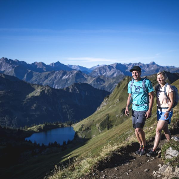 Nebelhorn mit Hund