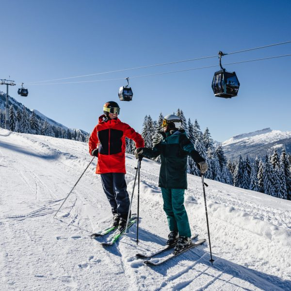 Shooting am Söllereck für die Oberstdorf Kleinwalsertal Bergbahnen am Mittwoch, 08.02.2023. (Foto: Daniel Kopatsch